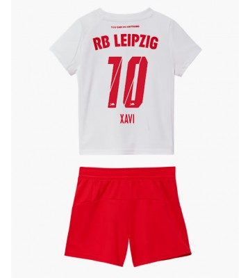 RB Leipzig Xavi Simons #10 Hjemmebanetrøje Børn 2025-26 Kortærmet (+ Korte bukser)